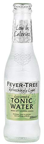 Fever Tree Refreshingly Light Cucumber Tonic Water 200 ml (Pack of 24)