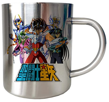 Artist Deluxe Mug Inox chrome Metal Saint Seiya - Logo Team