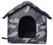 Katzenhaus Für Draußen Winterfest, Katzenhöhlen Häuser Katzenbett Mit Abnehmbarem Matte, Outdoor Pet House Wasserdichtes Wetterfestes Katzenhaus, Faltbares Tierheim Für Kleine Katzen Häuser (L)