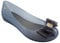 IVACHY Womens Jelly Ballet Shoes, Bow Details Slip-On Flats, Comfy Ladies Casual Wear Every-Day Closed Toe Ballerina Pumps Blue