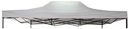 Rebecca Mobili Ricambio Gazebo, Tetto Sostitutivo Padiglione, Bianco, Poliestere - Misure: 4,5 x 3 mt (LxP) - Art. RE6574