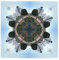 artboxONE Poster 50x50 cm Natur Laternen - Kaleidoskop hochwertiger Design Kunstdruck - Bild Kaleidoskop bäume Forest