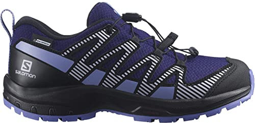 Salomon XA Pro V8 ClimaSalomon Waterproof Kinder Trailrunning-Schuhe, Präzise Passform, Grip in jedem Gelände, Sportlicher Look, Astral Aura, 34