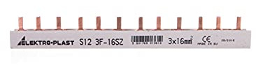 PIN Stromschiene 3P 16mm2 100A 12pol IZS16/3F/12 45.262 Elektro-plast Spatel 5901769013612