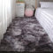 YIFANDU Shaggy Teppich 160x260cm 100% Polyester Anti-Rutsch Flauschig Hochflor Langflor Teppiche Einfach zu Säubern für Wohnzimmer, Esszimmer, Kinderzimmer, Schlafzimmer, Dunkelgrau