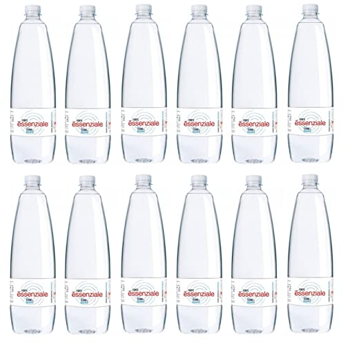 Ferrarelle 12x Fonte Essenziale Acqua Minerale Naturale Natürliches Mineralwasser Einweg PET 1Lt