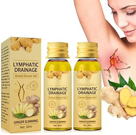 Herbal Shower Gel, Herbal Slimming Shower Gel, Ginger Shower Gel for Slimming, Organic Herbal Ginger Slimming Body Wash (2 pack)