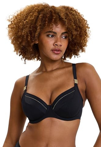 Sans Complexe Femme Speekaboo Shape Haut de maillot bain avec armatures, Noir, 95F EU