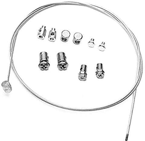Universal Cable Repair Kit Motorcycle,Accelerator Cable Clutch for Motorbikes Accessories, Clutch Throttle Brake Cable,Emergency Cable Repair Kit Motorcycle,Essential for Long Rides