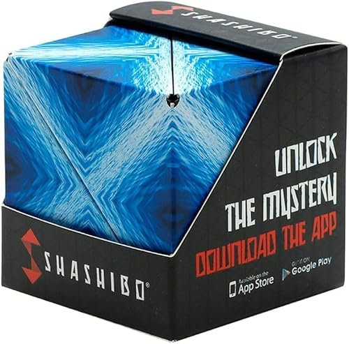SHASHIBO Cube Transformable – Cube Antistress breveté et primé avec 36 aimants rares sur Le thème de la Terre – Peut Prendre Plus de 70 Formes (Wild Series - Arctic)