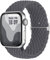 Suitisbest Nylon Armband Kompatibel mit Apple Watch 38mm 40mm 41mm 42mm, Rutschfestes Geflochtenes Elastisches Dehnbares Band für Apple Watch 10 9 8 SE 7 6 5 4 3 2 1, Grau