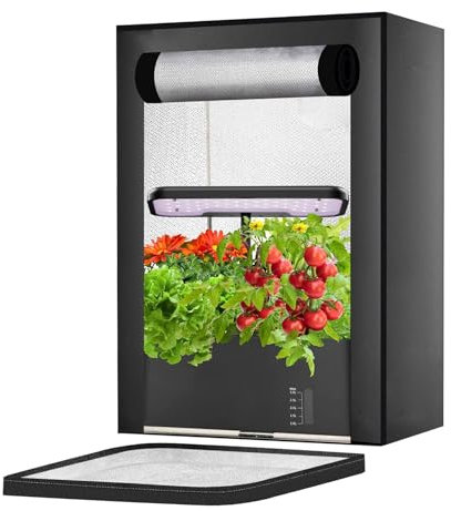 Wishrun Protective Tent for Aerogarden-Hydroponics Garden Accessories for Hydroponic Growing System-Blocks Excess Glare & Keep Your Pets Away from Your Plants, Compatible with IDOO, QYO, LYKO