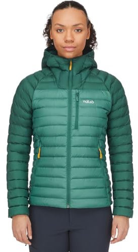Rab Damen Microlight Alpine Jacke, Green Slate-Eucalyptus, M