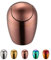 Buyer Star Mini Trash Can with Lid, Durable Stainless Steel Desk Trash Bin Mini with Stylish Egg Shaped Design- Countertop Trash Can for Home, Office, Kitchen- Tiny Desktop Trash Can (Rose Gold)