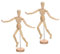 PATIKIL 12 Holz Mannequin Figur, 2 Stück Künstler Zeichenpuppe Modell Flexibel Bewegliche Gelenkige Skizzierende Lay Figur für Malerei Zeichnung Dekoration