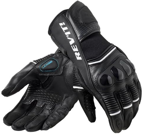 Revit Handschuhe Xena 4 Ladies sportliche Motorradhandschuhe für Frauen, Schwarz-Weiß, S