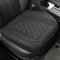 Vankerful 1 Pack Leather Front Car Seat Covers,Bottom Seat Covers for Cars,Driver Car Seat Cushion Cover,Luxury Seat Protectors,for Most Vehicles,Sedan,Truck,SUV(Black)