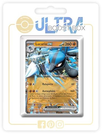 Lucario ex SV017 - my-booster X Écarlate et Violet 01 - Box of 10 Pokemon French Cards