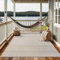 the carpet Calgary - robuster Outdoor Teppich, Flachgewebe, modernes Design, ideal für Küche und Esszimmer, Vintage-Optik, Boho-Style, auch für den Außenbereich, Beige Gelb, 120 x 160 cm