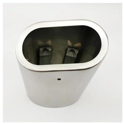 AJOHBM Auspuffblenden Für B&MW 3er X1 E84 E87 E81 E90 E91 E92 E93 318i 318d 320i X3 Auto-Auspuffendrohr Aus Edelstahl Auto-Endschalldämpfer