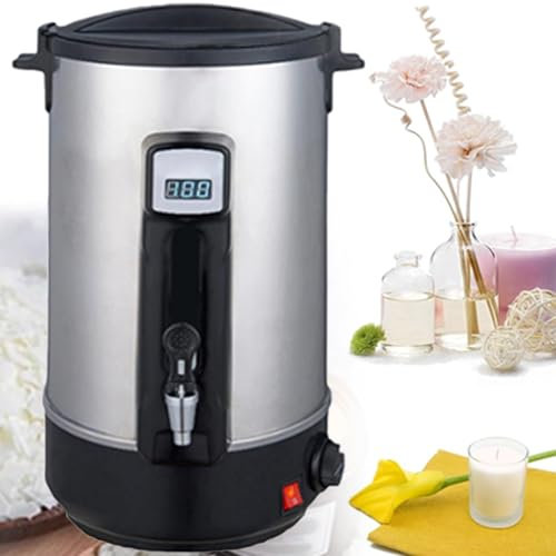Pentola Per Sciogliere Le Candele, Fonditore Di Cera Per La Fabbricazione Di Candele Con Controllo Della Temperatura, Pentola Elettrica Per Versare La Fabbricazione,30L