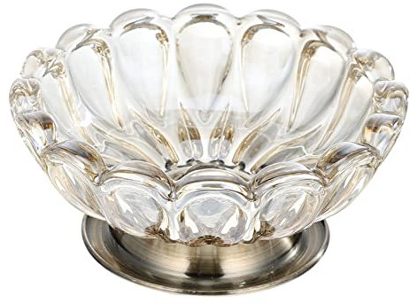 MOTHNUR Kristallglas Obstteller Für Party Mit Aufbewahrungsfunktion Für Süßigkeiten Und Desserts Bruchfest Und Strapazierfähig Für Verschiedene Anlässe