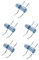 Angoily 5sets Jack Accessories Floor Jacks Repair Kit Jacks Heavy-duty Jacks Firmware Cable Clamps Dumpling Boiling Strainer Special Jacks Autumn Leaf Keychains Round Hose Silver 2pcs*5