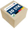 VERPACKUNGSFUXX Faltkarton Basic 20 Stück | Außenmaße 208 x 208 x 155 mm | hochwertige braune Kartons als Versandkarton | stabile Verpackungskartons aus Wellpappe