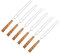 Milisten 6 Stücke Bbq Marshmallow Rösten Gabeln Marshmallow Sticks Grill Gabeln Rösten Sticks