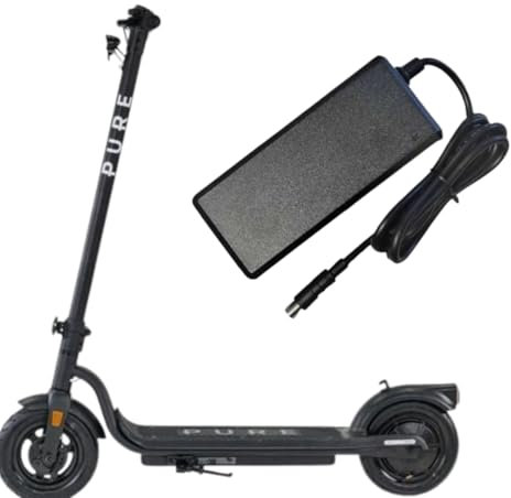 electric scooter power adaptor compatible with Pure Advance & Pure Air³ Electric Scooter Charger 42 V Adaptor and 36 V battery compatible with pure adavance Air³ adaptor