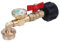 Yctze Adaptateur de Recharge de Bouteille RV, Adaptateur de Coude de Recharge avec Jauge et Soupape de Contrôle on-Off pour Remplir des Bouteilles de 1 LB d'un Réservoir de 20 LB,