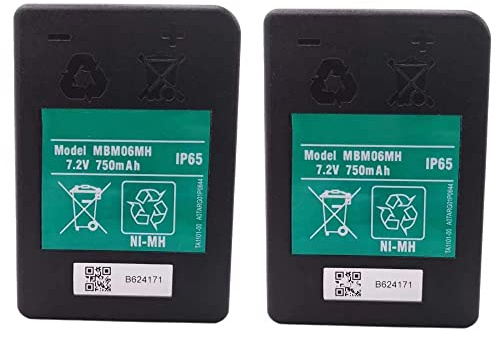 2PCS 7.2V 750mAh MBM06MH NIMH Remote Control Battery, MBM06MH Rechargeable Battery