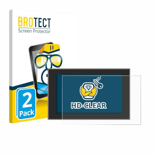 BROTECT Schutzfolie für Dacia Bigster 2025-2026 10 | 2 Stück Transparenter Displayschutz Made in Germany Klare Displayschutz-Folie Clear Einfache Montage Case-Friendly