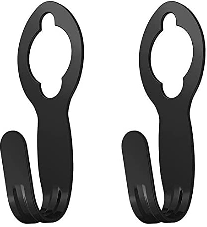 Vistnale Supporto per Tubo da Giardino Supporto a Parete Gancio per Tubo per irrigazione per Gancio in plastica Nero 2 Pezzi | Bobine