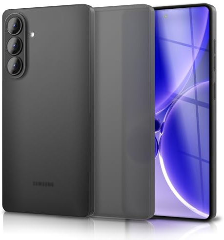 NALIA Ultra Slim Hardcase für Samsung Galaxy S26 - Hülle | Schwarz Transparent, Vergilbungsschutz, UV-stabiles Polycarbonat, Linsen einzeln umschlossen, Anti-Fingerprint