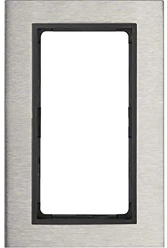 Marco B.7, KNX, acero inoxidable/blanco polar, mate
