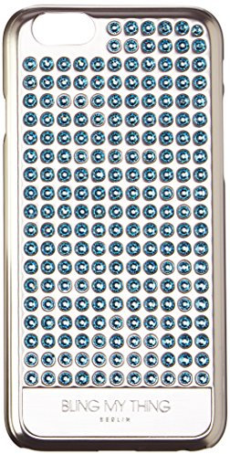 BlingMyThing Extravaganza Schutzhülle für Apple iPhone 6 Aquamarine