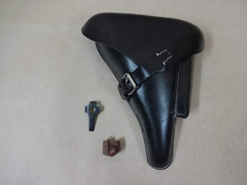 WW2 P08 Holster Schwarze Farbe w/Take Down Tool und Zeitschrift Ersatz Bottom Reproduktion