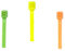 Kabelbinder Set Farbig Neon 100 x 2,5 mm 300 Stück Gelb Orange Grün