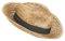 DEGUISE TOI - Chapeau Panama en Paille Adulte - Chapeau - Taille Unique - Noir - Accessoires pour déguisement - - - Carnaval