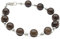 Armband aus echtem Rauchquarz braun, 925 Silber Armkette Armschmuck für Damen