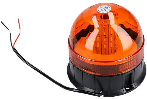 Professional LED Amber Warning Beacon 12v & 24v IP66 Flashing Light Orange