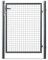 Gardenode Easy Clôture Portillon grillagé en Acier galvanisé Maille 50 x 50 Passage L 1m x H1m75 Gris Anthracite - Résistant et sécurisé pour Jardin extérieur