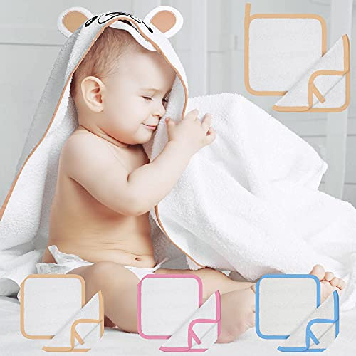 BEARTOP Kapuzenhandtuch Baby 90 x 90 cm | aus Bambus | kuschelig & saugstark | Babyhandtuch mit Kapuze, Baby Badetuch, Badehandtuch, Hooded Towel Neugeborene | Zufriedenheitsgarantie (3 Jahre)*