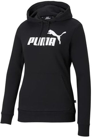 Puma 586791 01, Felpa con cappuccio Donna, Nero, L