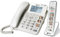 GEEMARC Amplidect Combi Photo 295 – Telefono con cavo amplificato con segreteria per Senior + combinato senza fili Amplidect COMBI-FOTO 295 – Fotofono per maluti e malvevoli telefoni fissi per anziani