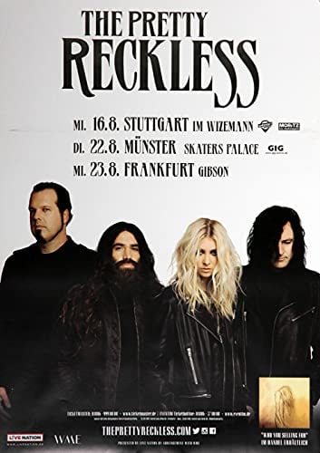 Premium Poster/Plakat | DIN A1 | Wanddeko | Live Konzert Veranstaltung » The Pretty Reckless - Who Your Selling for, All Dates 2017 «