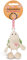 NICI Schlüsselanhänger Talisminis Schildkröte 7cm, Grün-beige