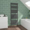 Warmehaus Flat Panel Sand Grey Towel Radiator Bathroom Heated Towel Rail 1800x600mm