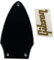 Pièces de guitare Pickguard pour Gibson Flying V Truss Rod Cover + décalcomanie dorée (3 plis noir)